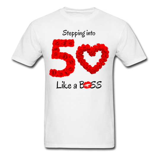 STEP 50 ROSE SHIRT - white