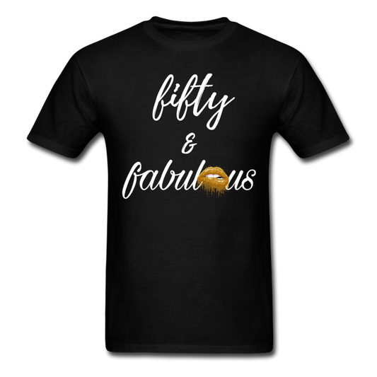 FIFTY AND FABULOUS SHIRT - black