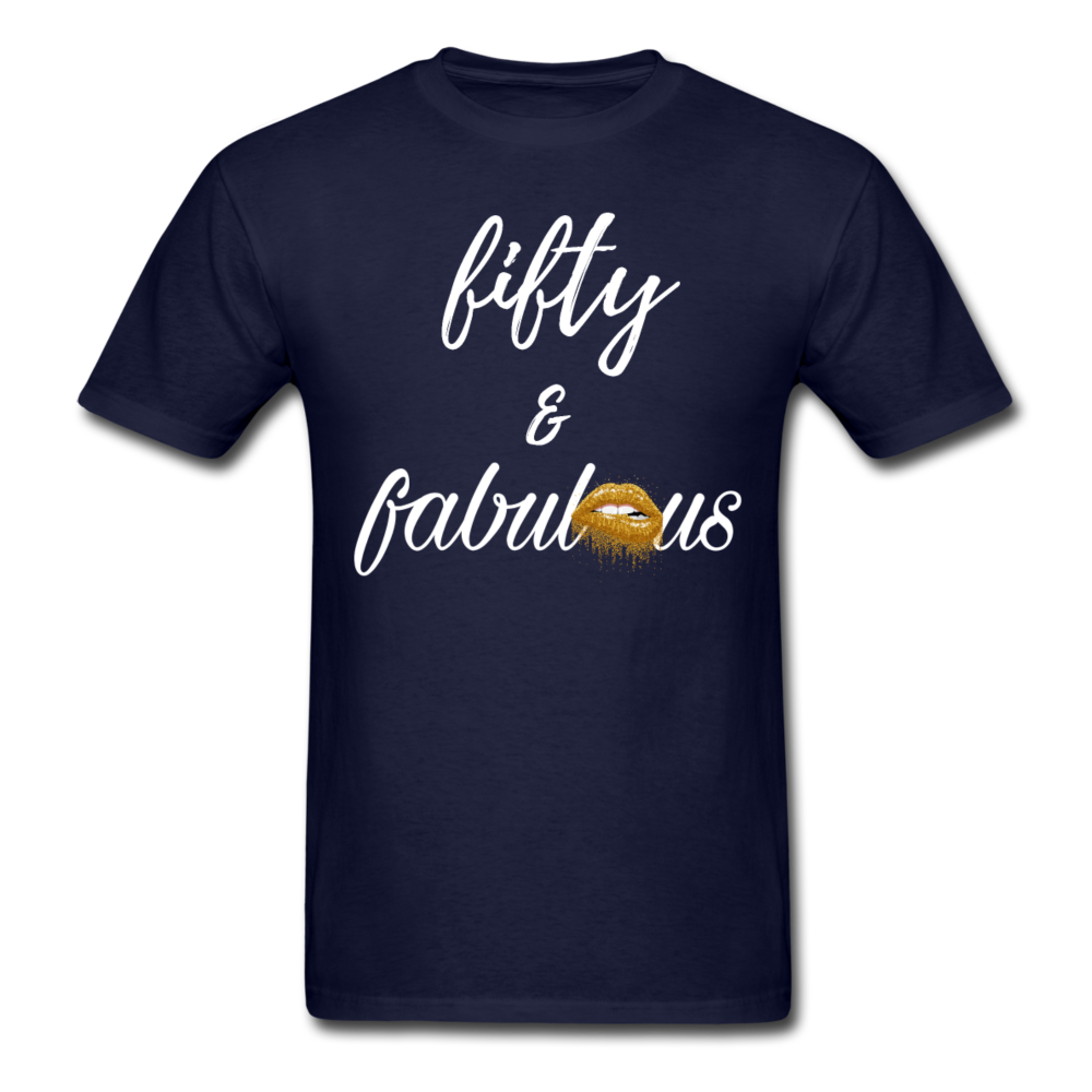 FIFTY AND FABULOUS SHIRT - navy