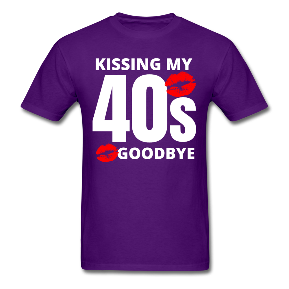 KISSING 40S GOODBYE SHIRT - purple