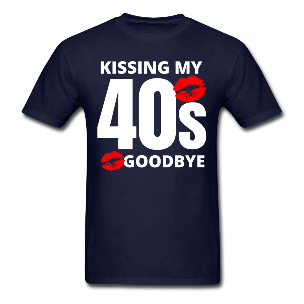 KISSING 40S GOODBYE SHIRT - navy