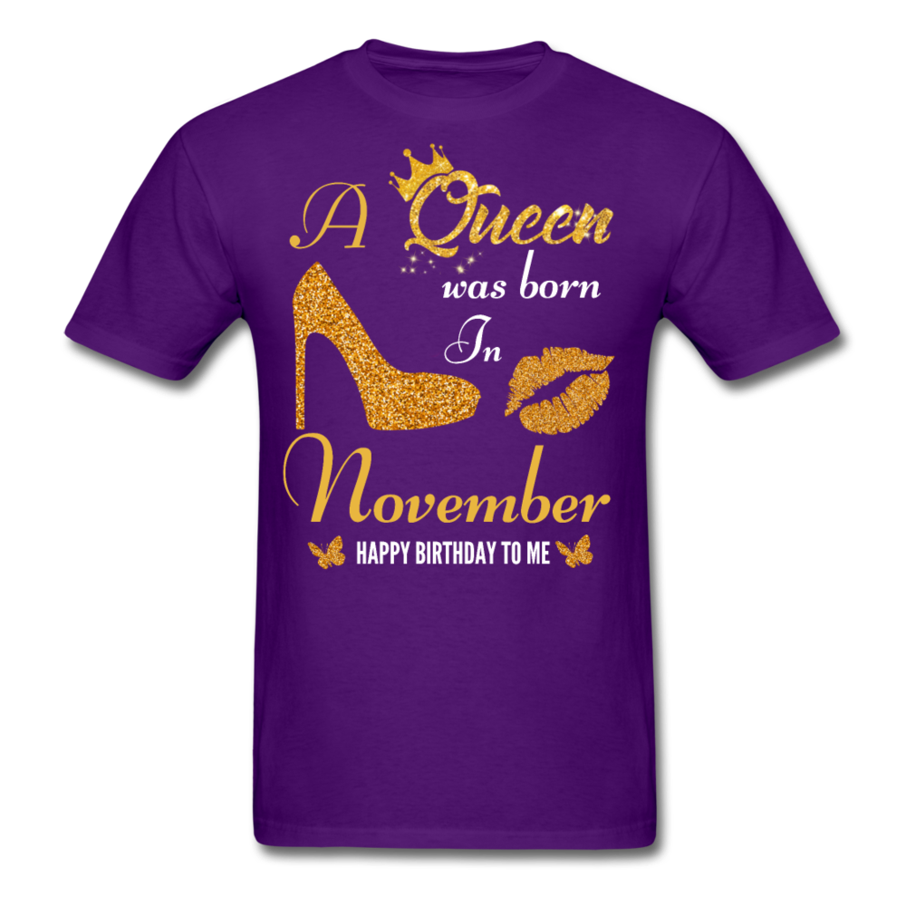 NOVEMBER QUEEN SHIRT - purple