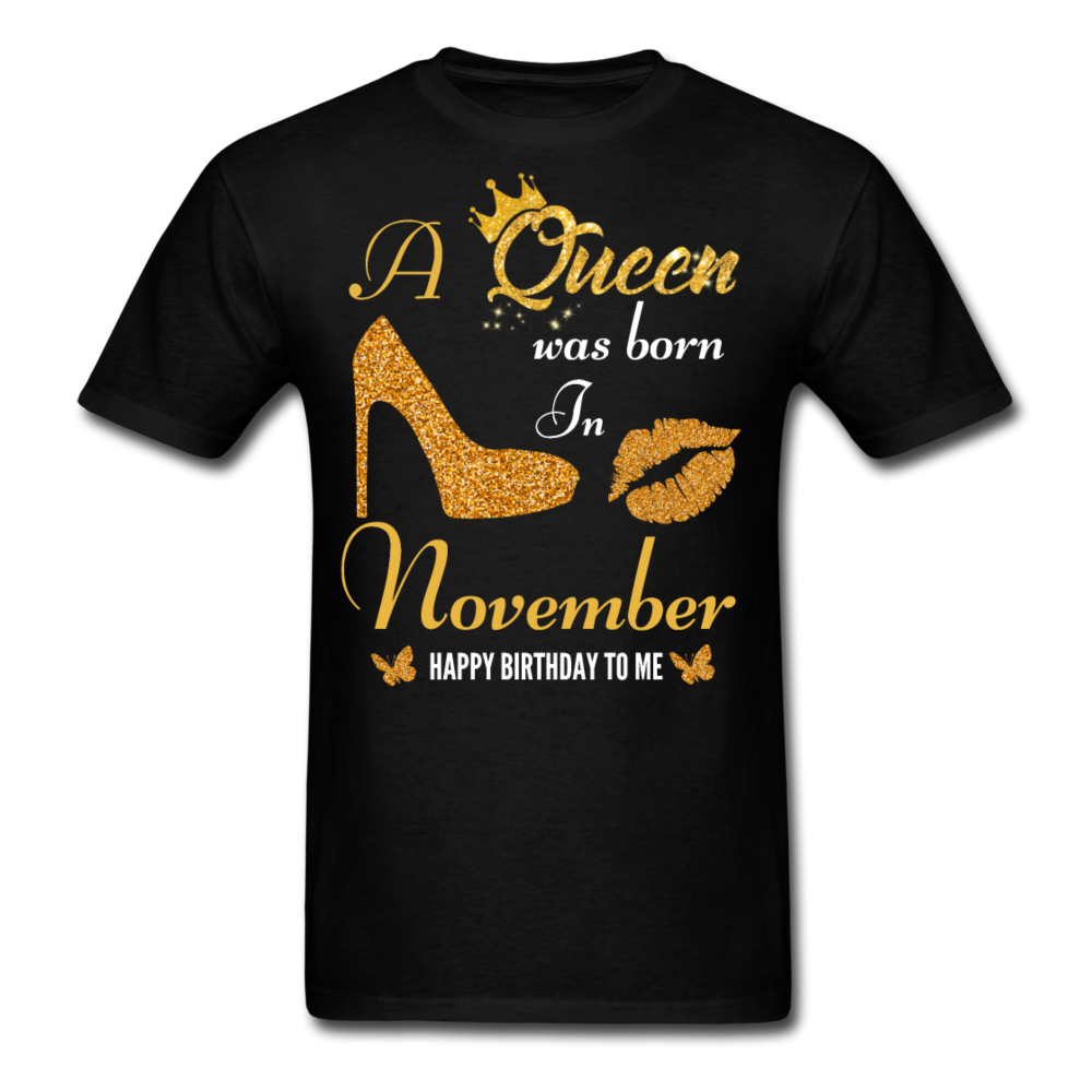 NOVEMBER QUEEN SHIRT - black