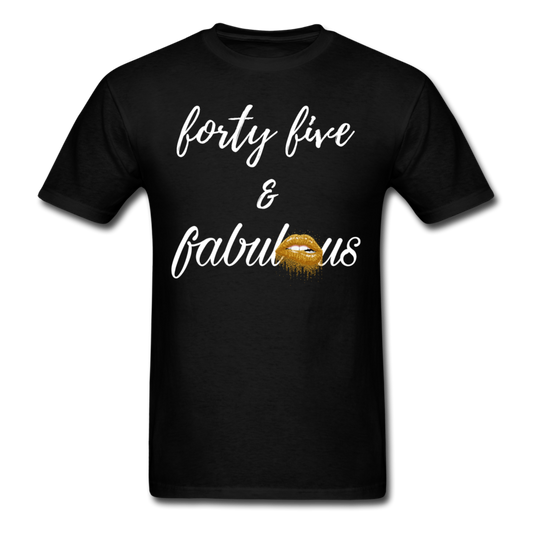 45 AND FABULOUS SHIRT - black