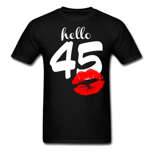 HELLO 45 SHIRT - black