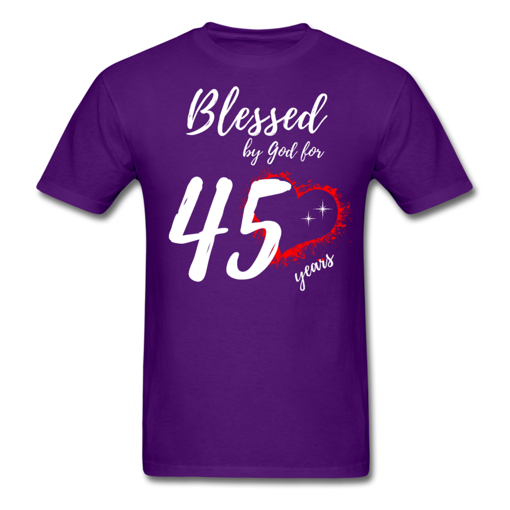 BLESSED 45 SHIRT - purple