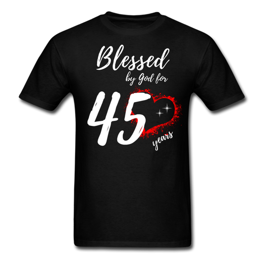 BLESSED 45 SHIRT - black