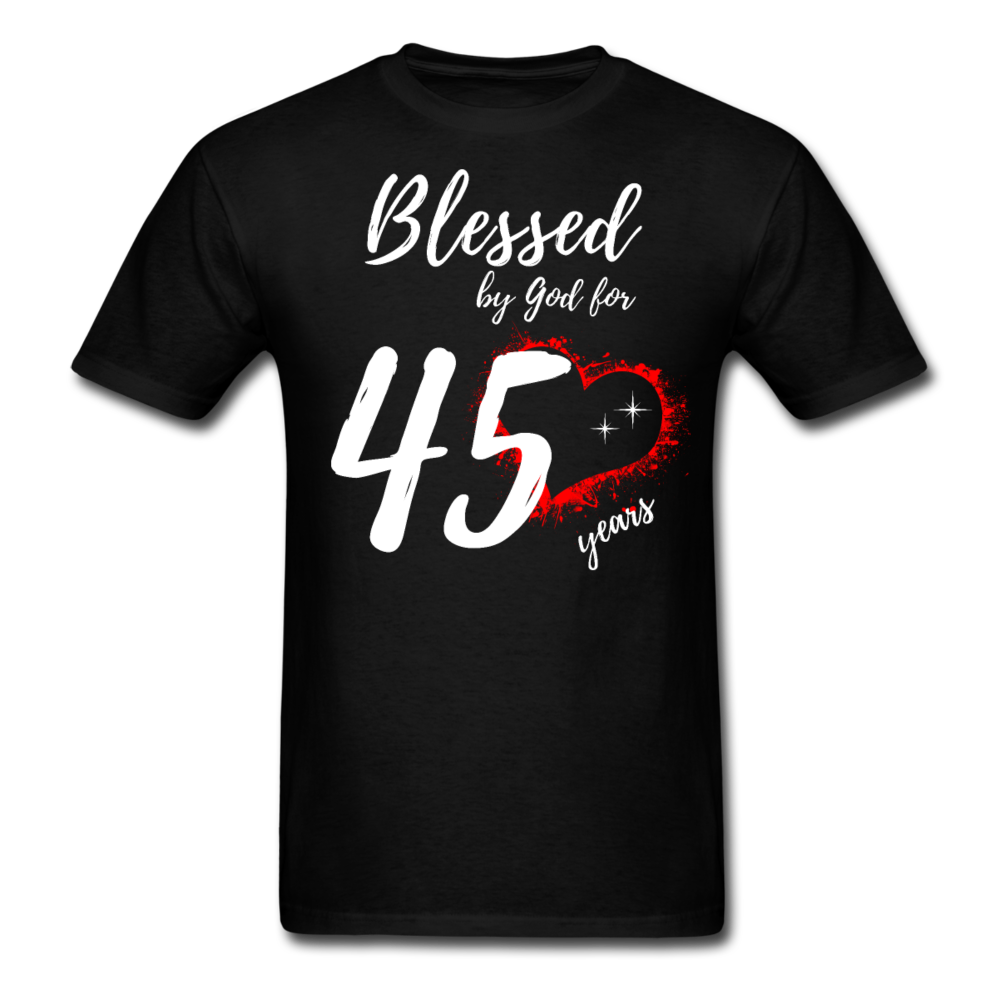 BLESSED 45 SHIRT - black