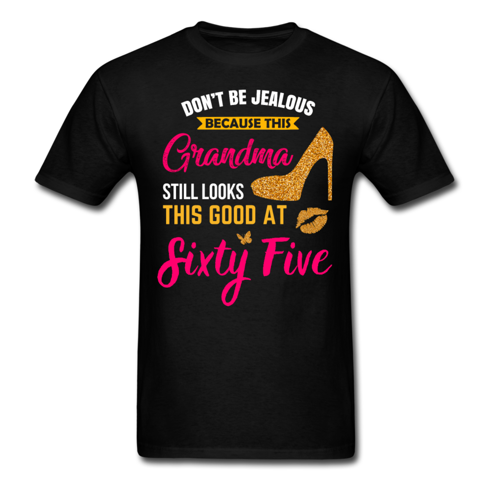 GRANDMA 65 SHIRT - black