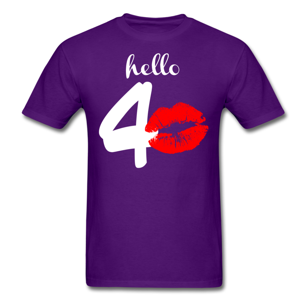 HELLO 40 SHIRT - purple