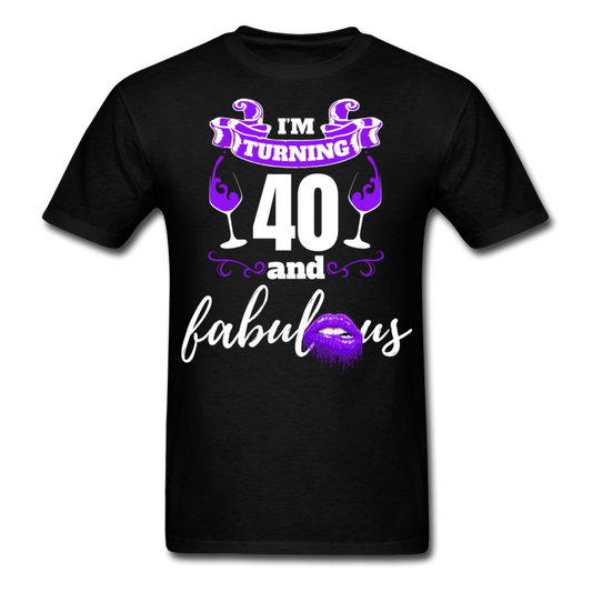 TURNING 40 FAB SHIRT - black