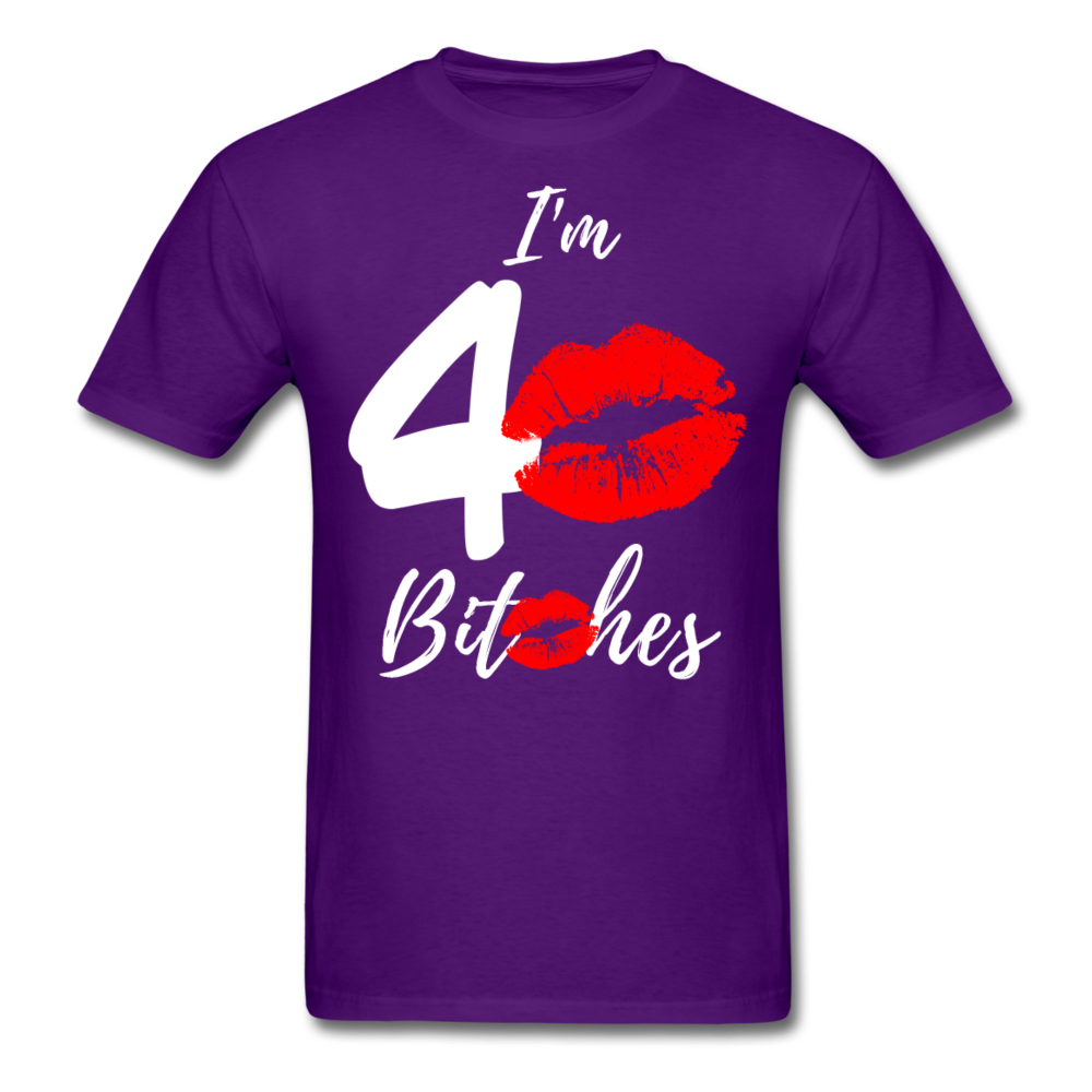 I AM 40 SHIRT - purple