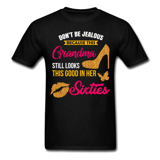 GRANDMA SIXTIES SHIRT - black