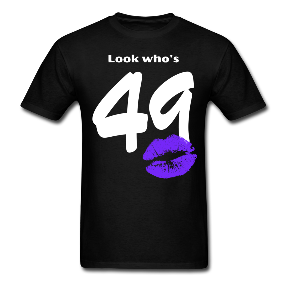 LOOK WHO'S 49 SHIRT - black