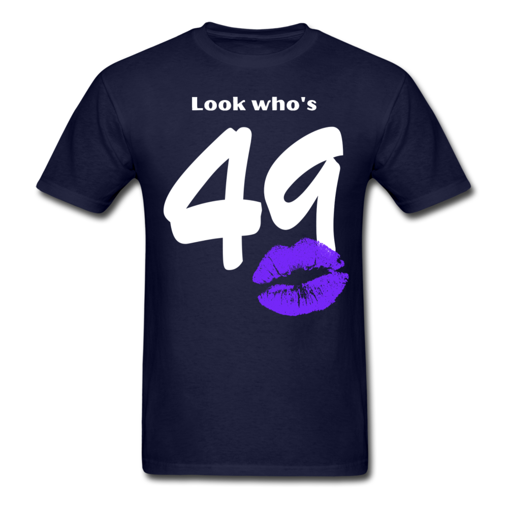 LOOK WHO'S 49 SHIRT - navy