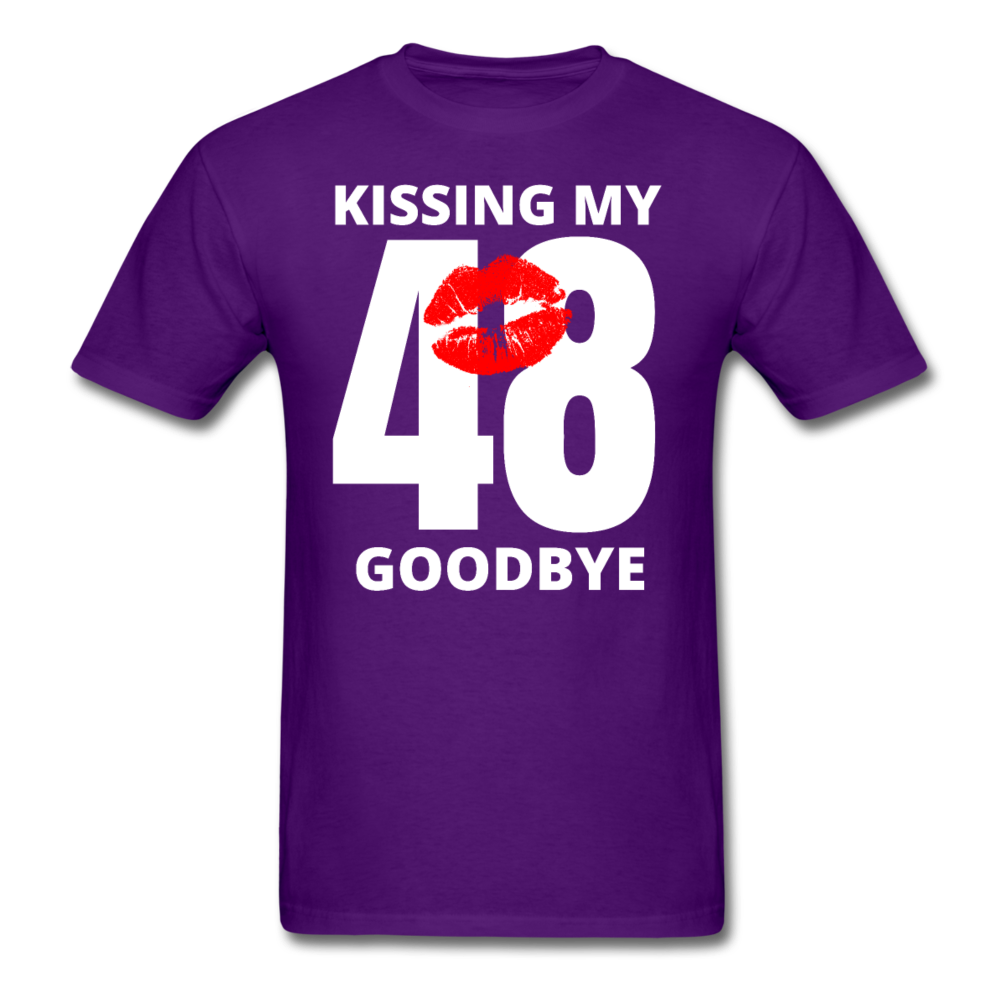 KISSING 48 GOODBYE SHIRT - purple