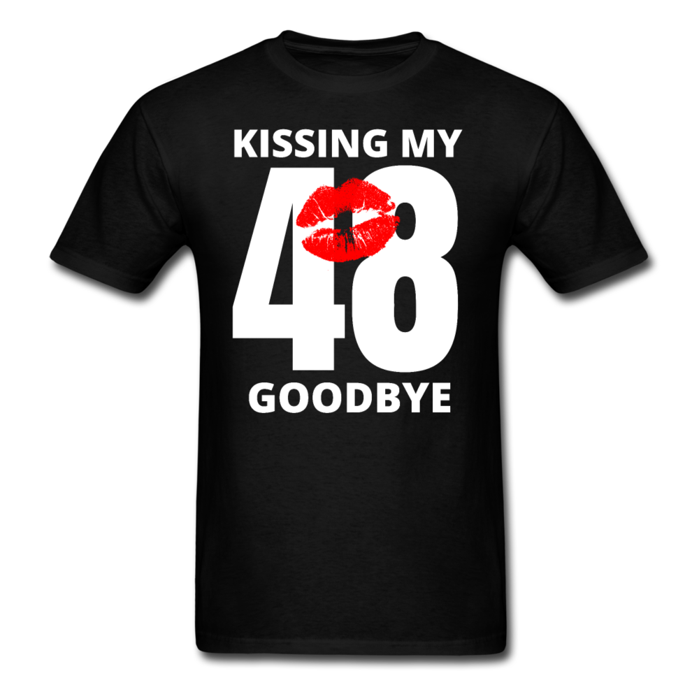 KISSING 48 GOODBYE SHIRT - black