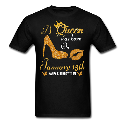 QUEEN 13TH JANUARY - black