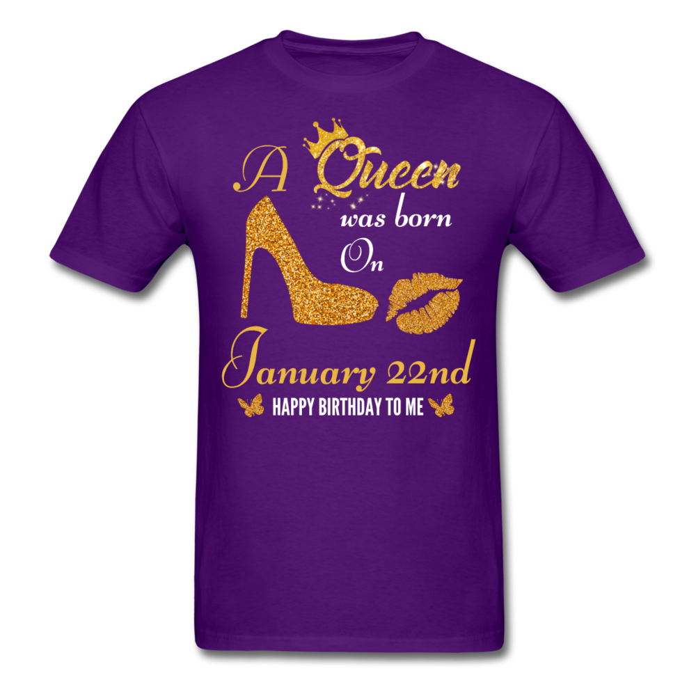 QUEEN 22ND JANUARY - purple