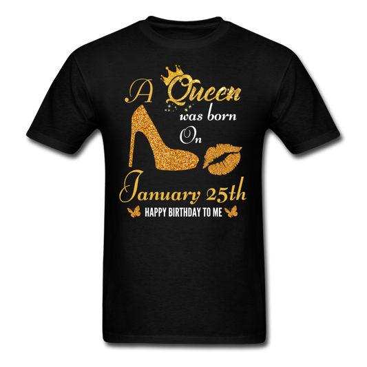 QUEEN 25TH JANUARY - black