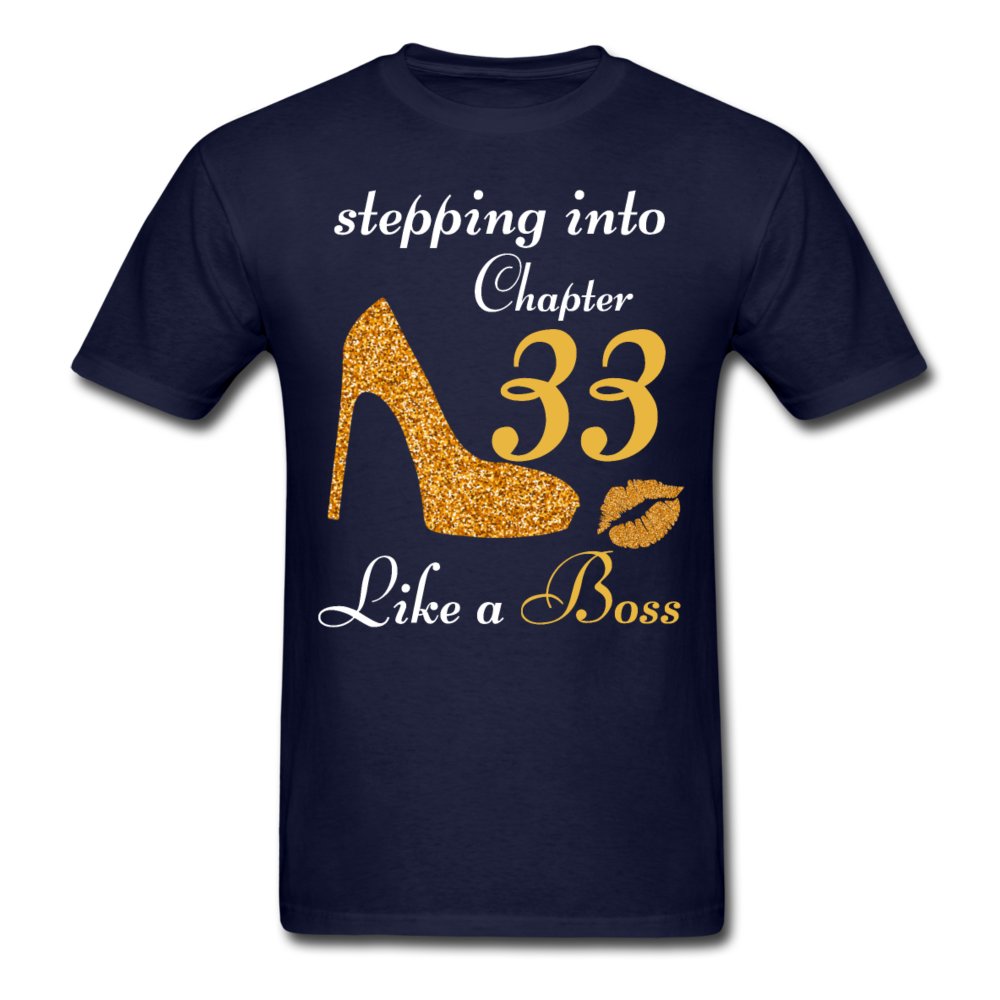 STEPPING CHAPTER 33 UNISEX SHIRT - navy