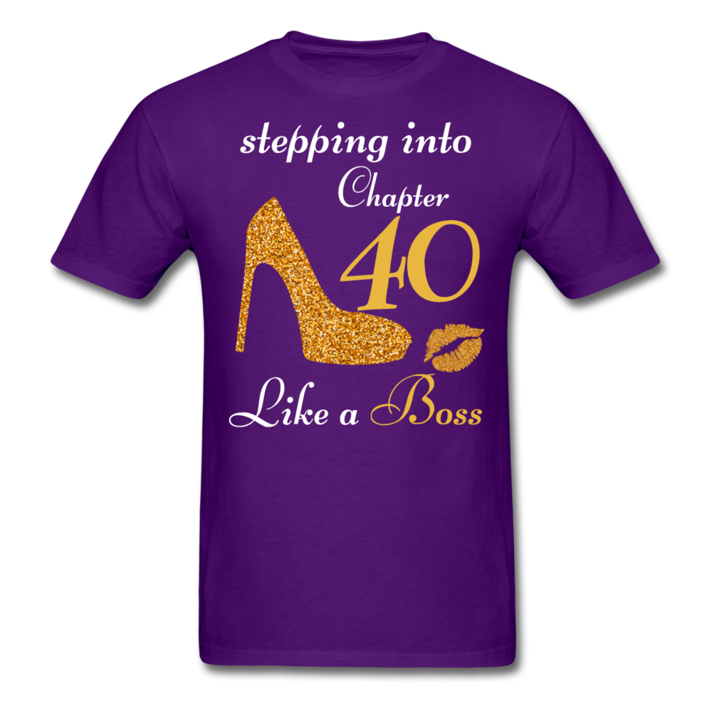 STEPPING CHAPTER 40 UNISEX SHIRT - purple