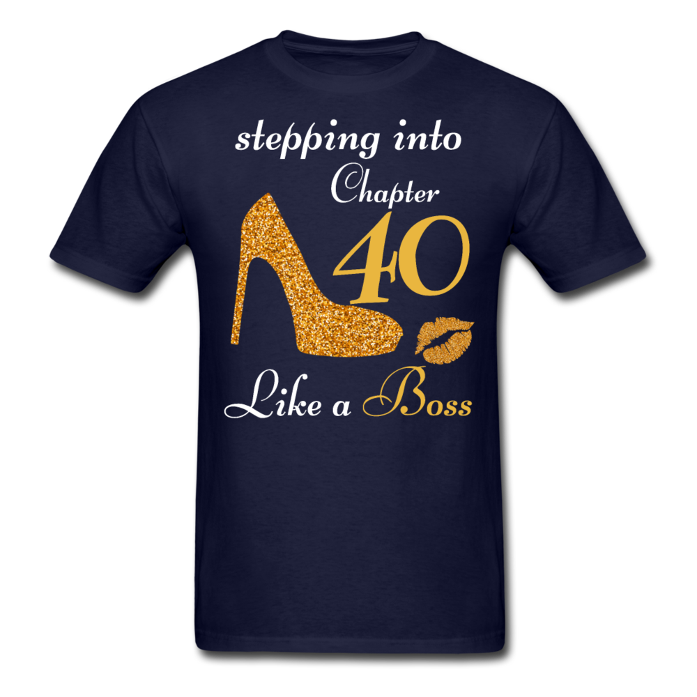 STEPPING CHAPTER 40 UNISEX SHIRT - navy