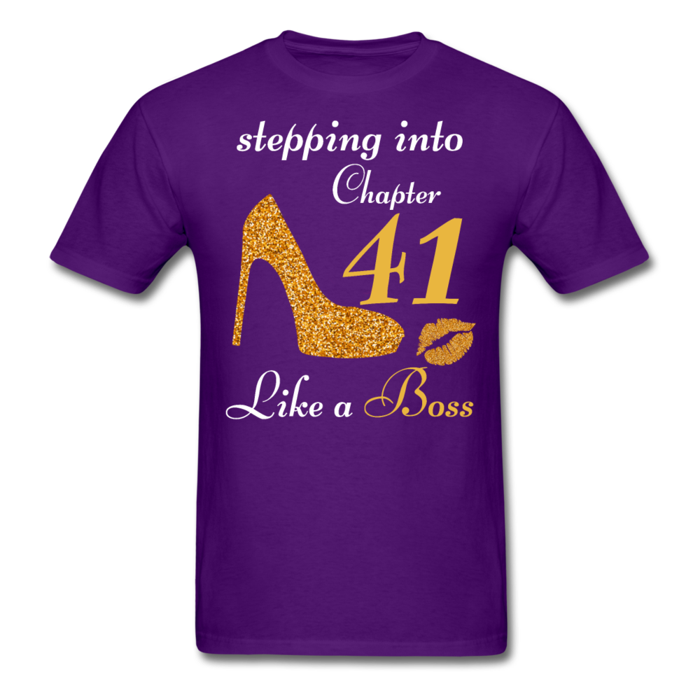STEPPING CHAPTER 41 UNISEX SHIRT - purple