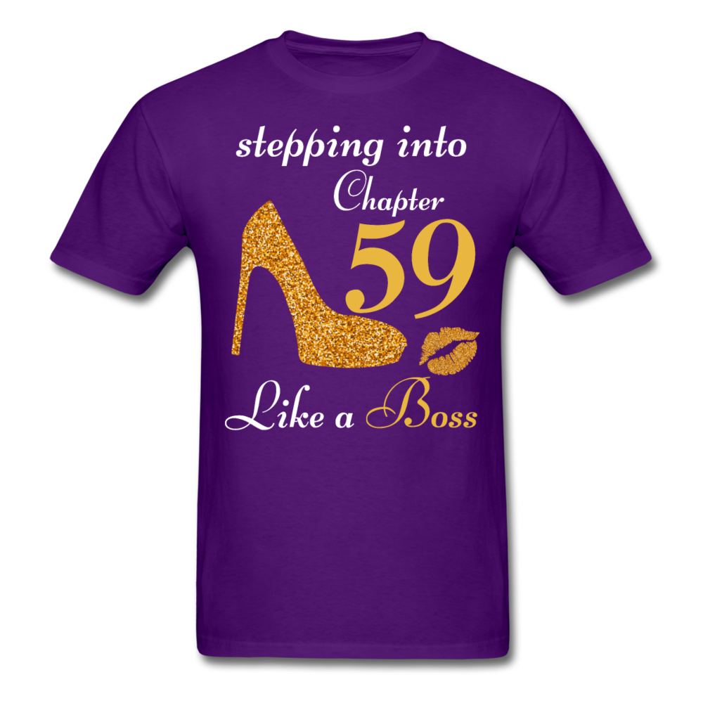 STEPPING CHAPTER 59 UNISEX SHIRT - purple