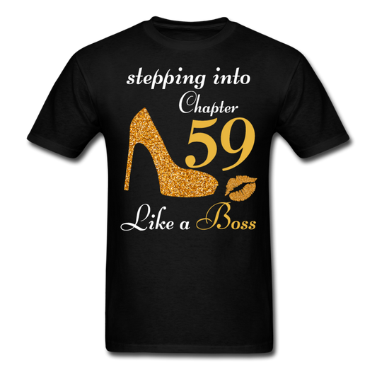 STEPPING CHAPTER 59 UNISEX SHIRT - black