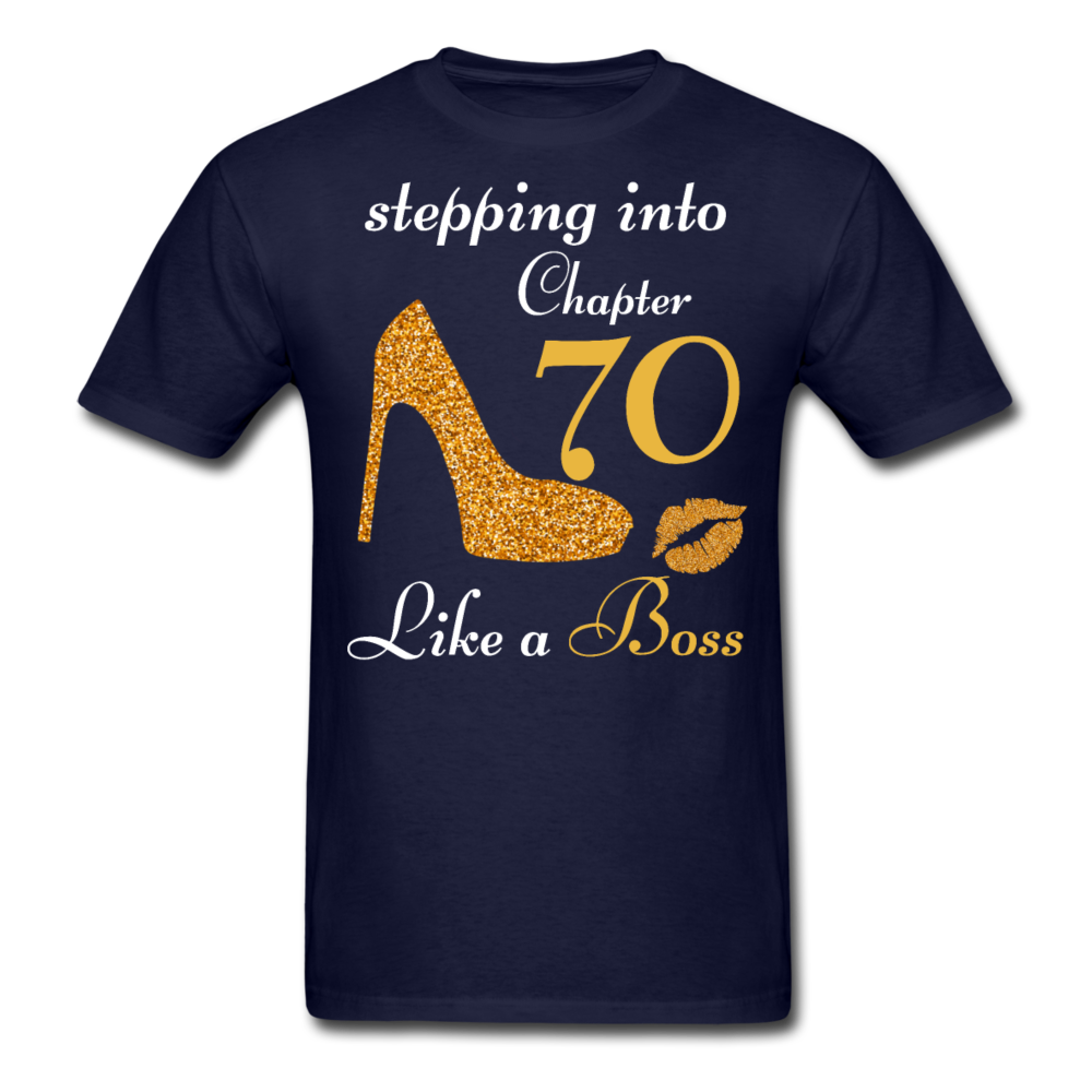 STEPPING CHAPTER 70 UNISEX SHIRT - navy