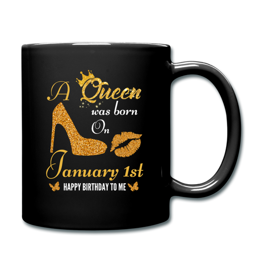 JANUARY 1ST MUG - black