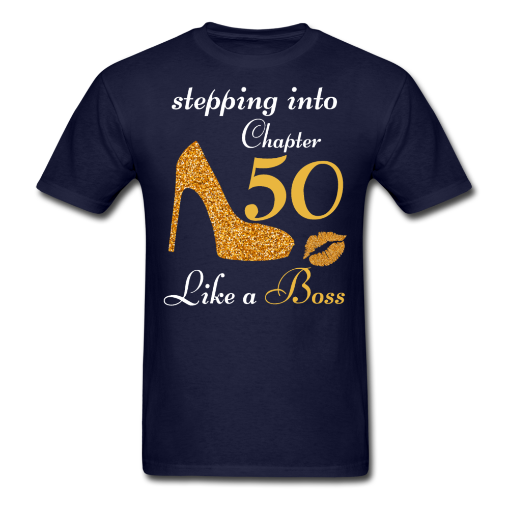 STEPPING CHAPTER 50 UNISEX SHIRT - navy
