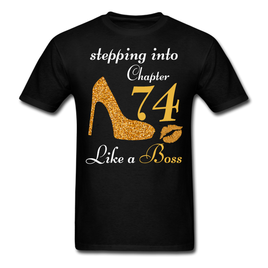 STEPPING CHAPTER 74 UNISEX SHIRT - black