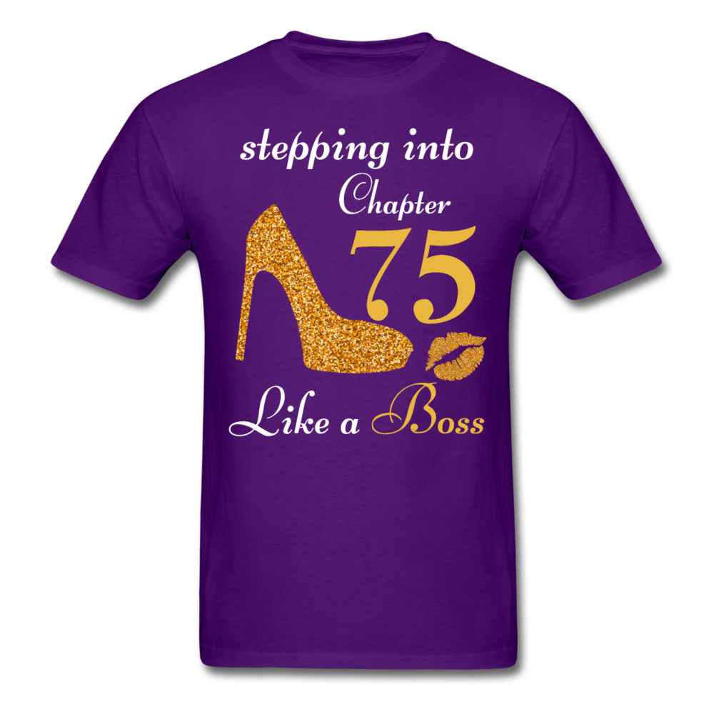STEPPING CHAPTER 75 UNISEX SHIRT - purple
