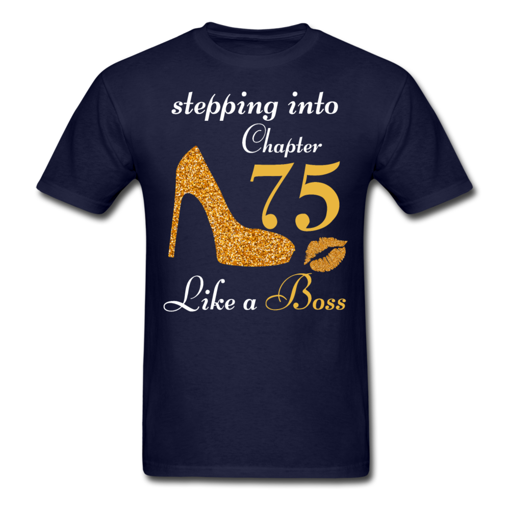 STEPPING CHAPTER 75 UNISEX SHIRT - navy