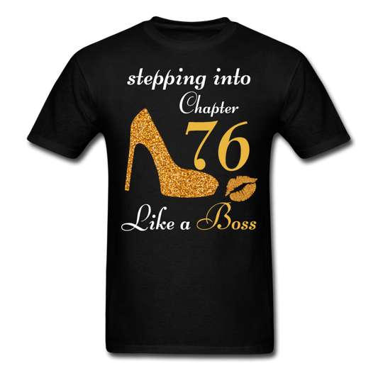 STEPPING CHAPTER 76 UNISEX SHIRT - black