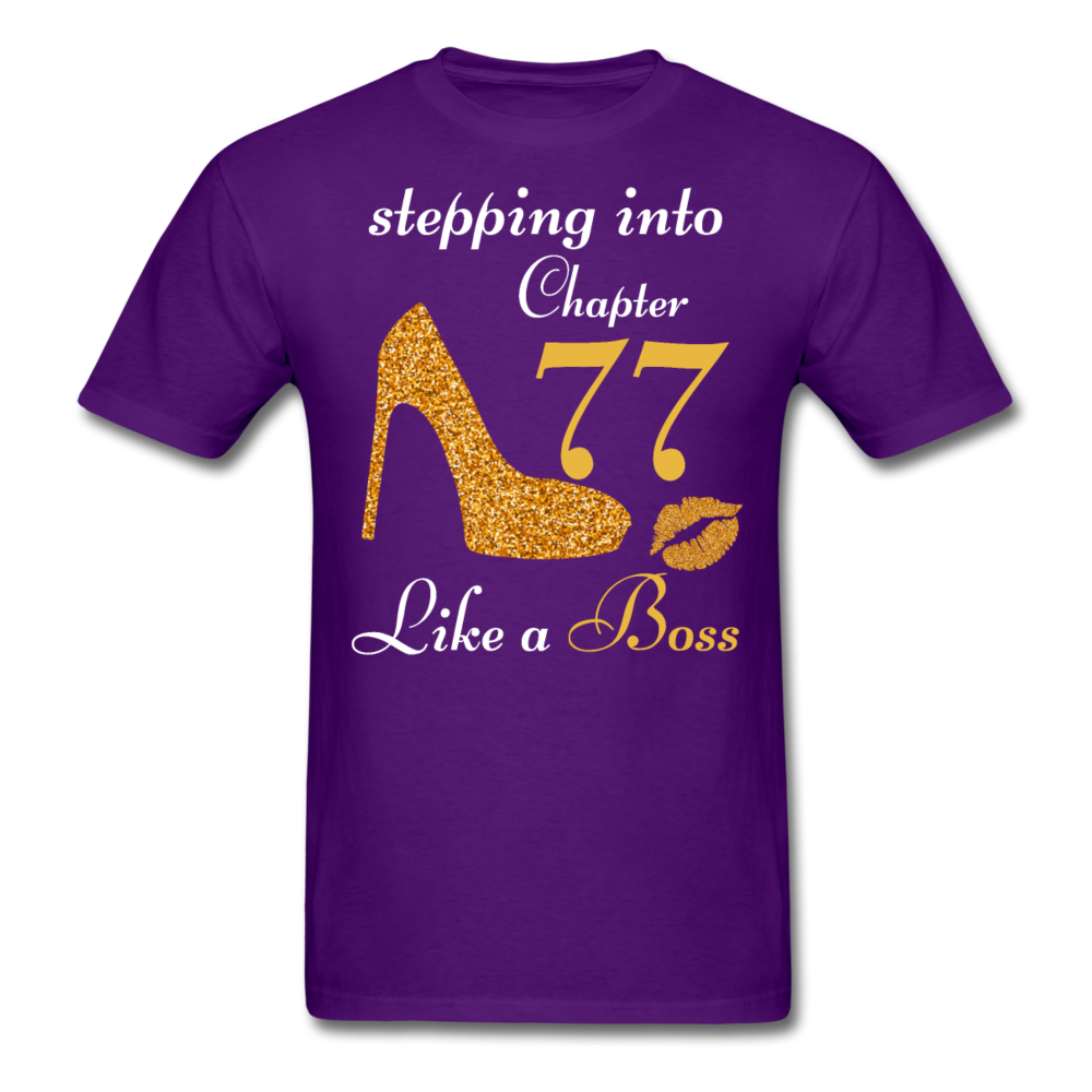 STEPPING CHAPTER 77 UNISEX SHIRT - purple