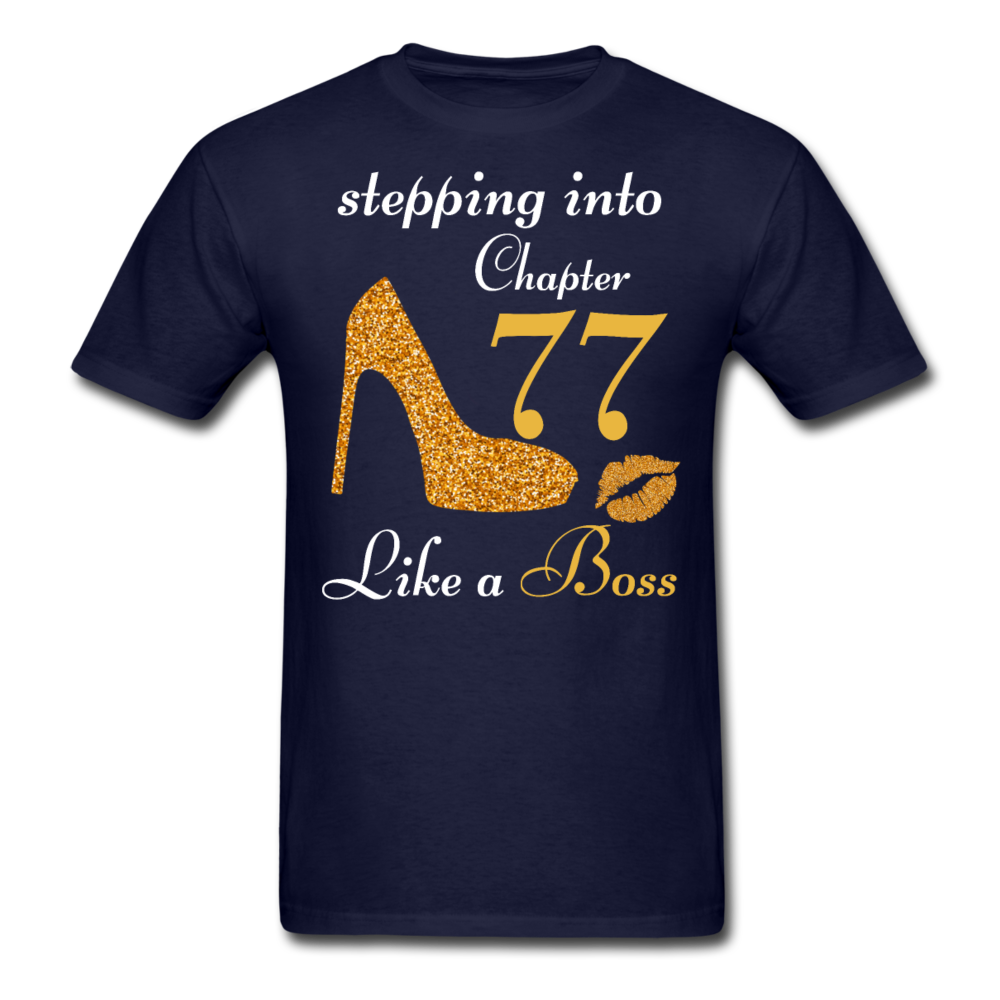 STEPPING CHAPTER 77 UNISEX SHIRT - navy