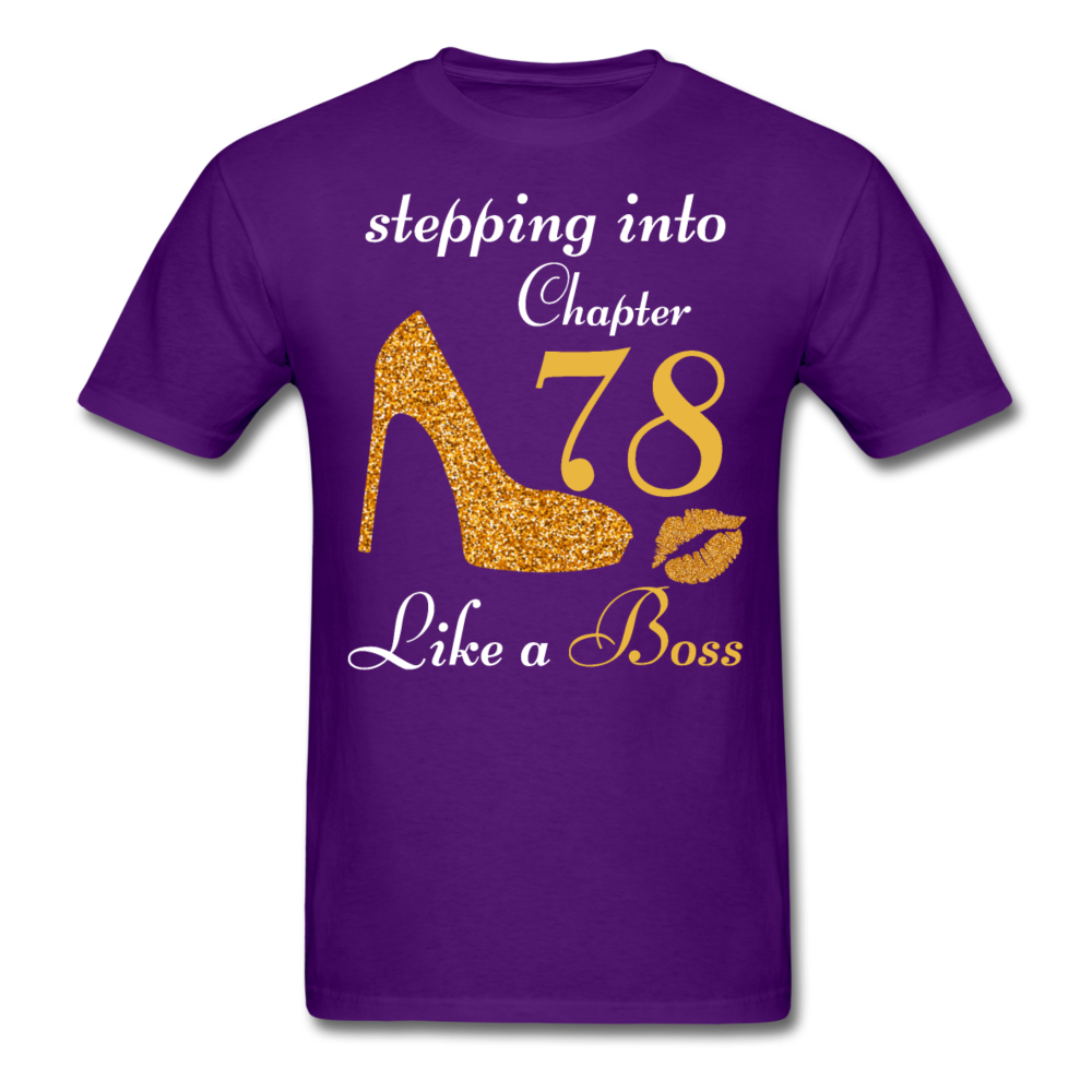 STEPPING CHAPTER 78 UNISEX SHIRT - purple