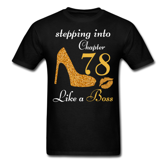 STEPPING CHAPTER 78 UNISEX SHIRT - black