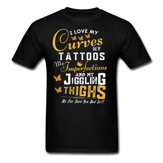 CURVES TATTOOS SHIRT - black
