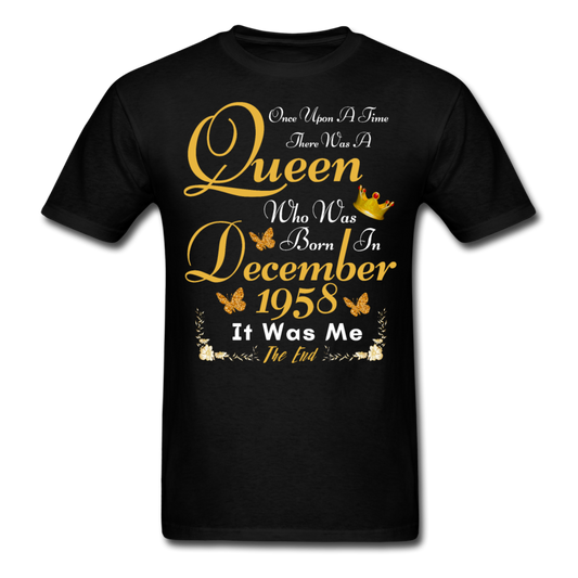 QUEEN DEC 1958 UNISEX SHIRT - black