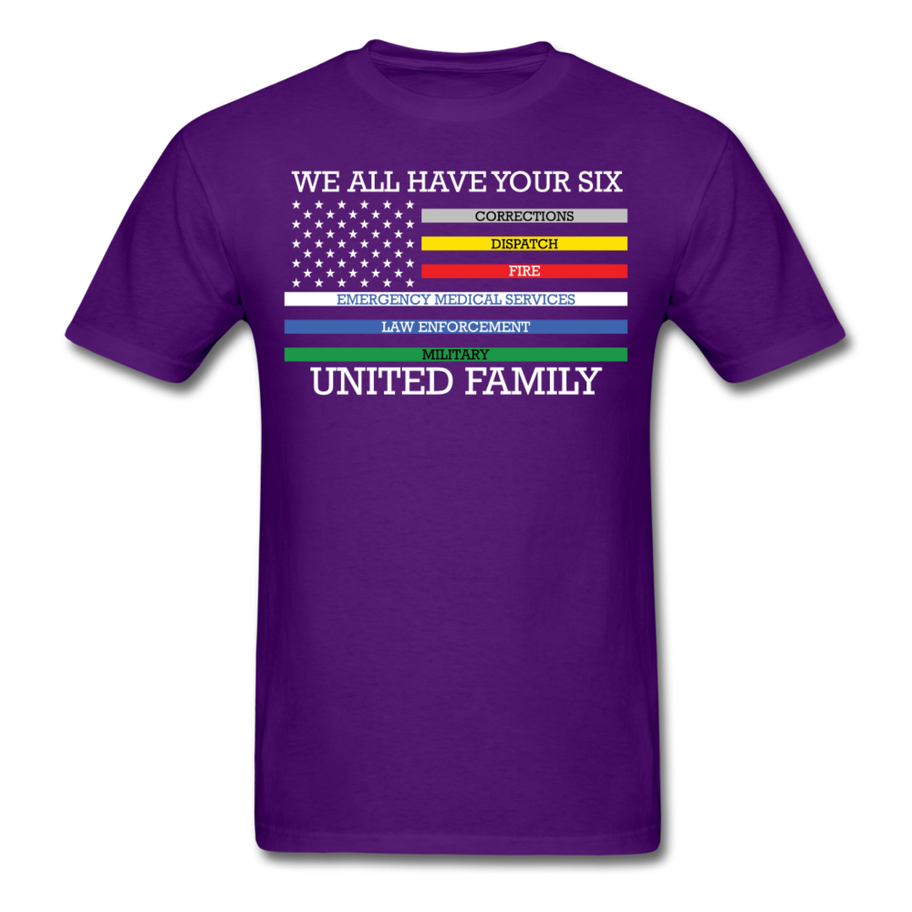 UNITED FAMILY UNISEX SHIRT - purple