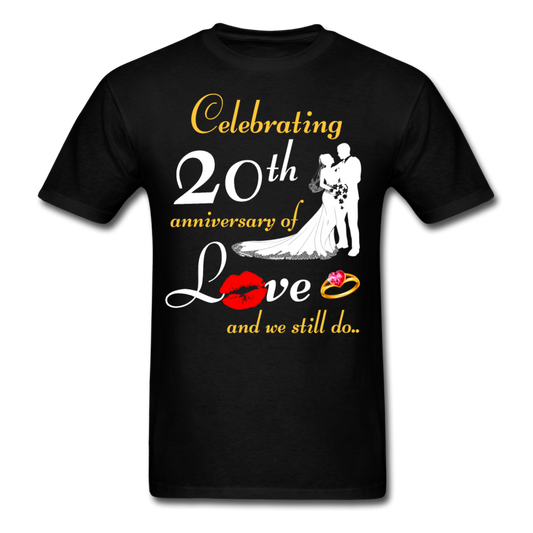 20TH ANNIVERSARY UNISEX SHIRT - black