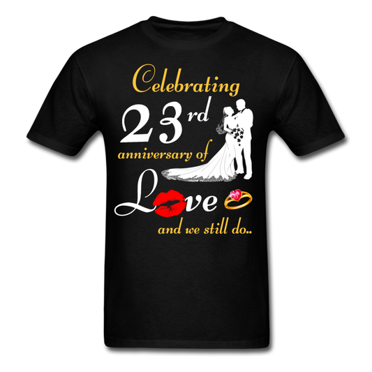 23RD ANNIVERSARY UNISEX SHIRT - black