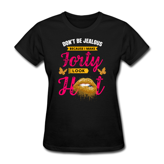 JEALOUS HOT 40 WOMEN'S SHIRT - black