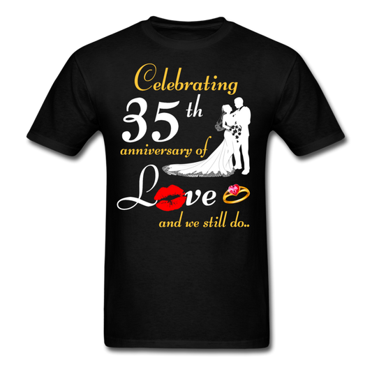 35TH ANNIVERSARY UNISEX SHIRTS - black
