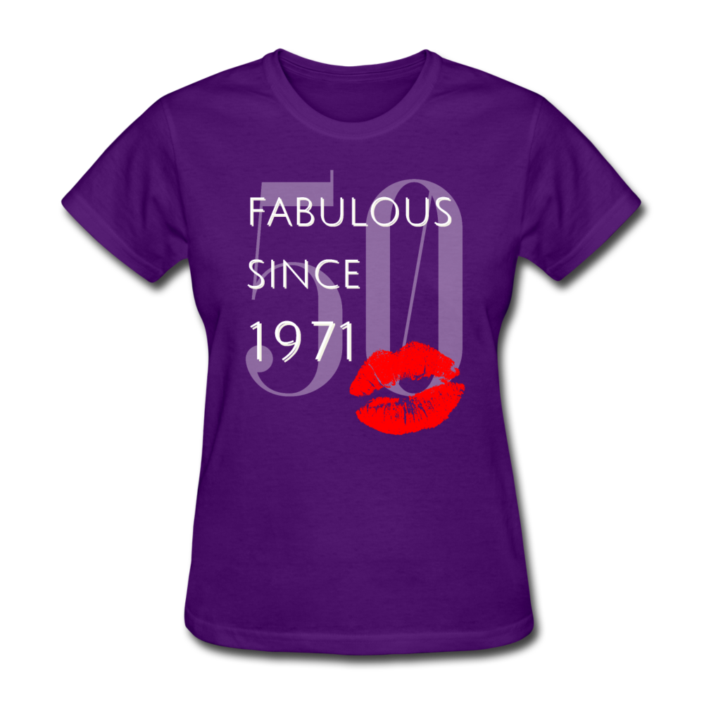 1971 FAB 50 WOMEN'S SHIRT - purple