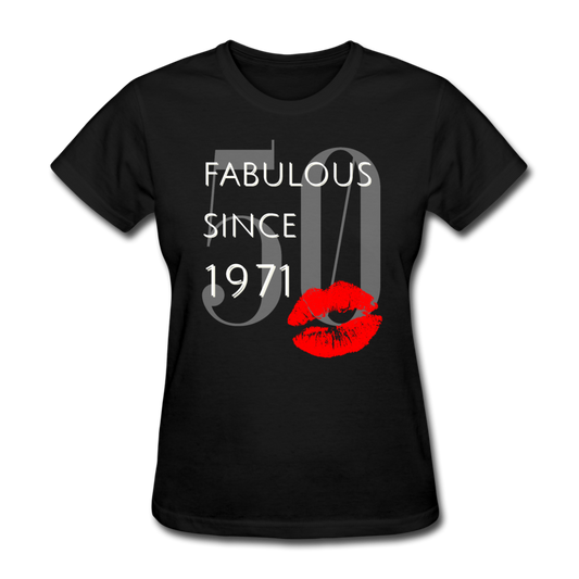1971 FAB 50 WOMEN'S SHIRT - black